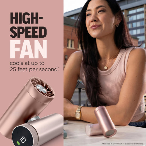 Beat the Heat Anywhere: Handheld 3-in-1 Personal Cooler - Drops Skin Temp by 16°F