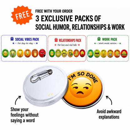 Mood Badge | Last Day Limited 50% Off