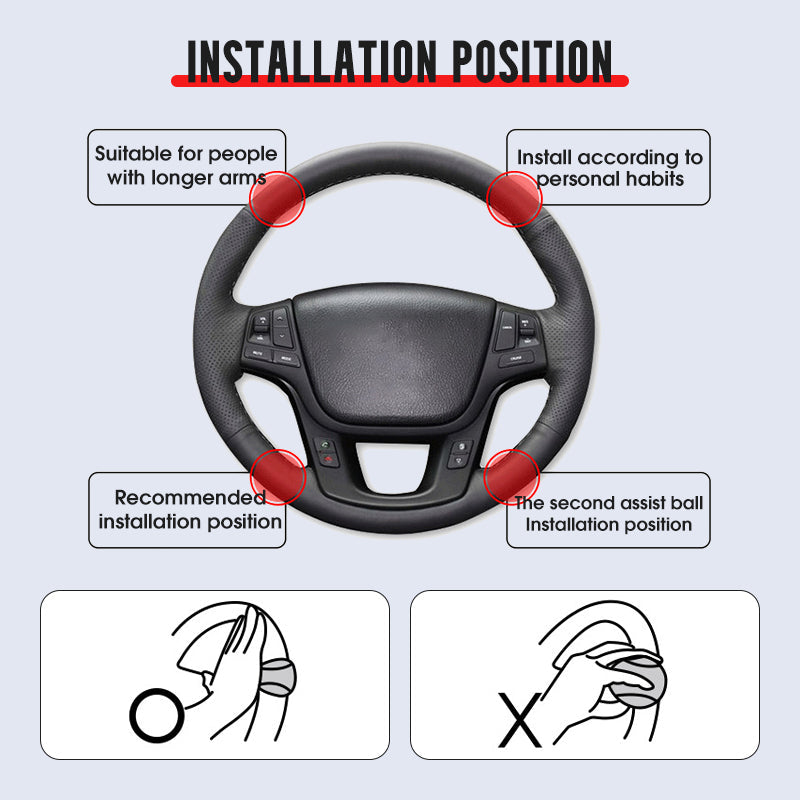 ⏳Limited-time 20% off⏰Steering Wheel Booster Knob for Effortless Driving🚗