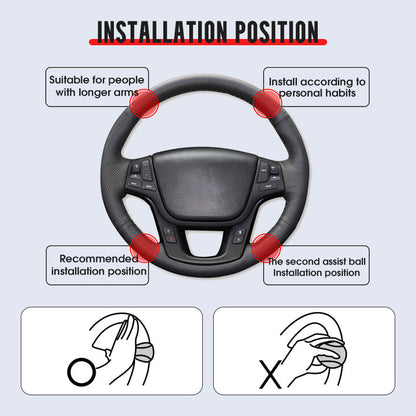 ⏳Limited-time 20% off⏰Steering Wheel Booster Knob for Effortless Driving🚗