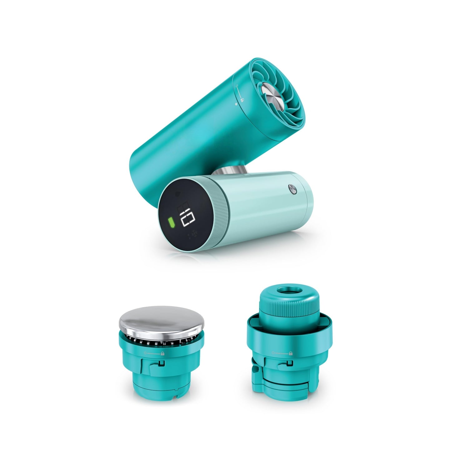 Beat the Heat Anywhere: Handheld 3-in-1 Personal Cooler - Drops Skin Temp by 16°F