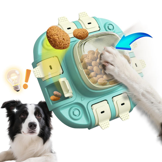 Dog Puzzle Feeder Toy | 2 Level IQ Training Slow Feed Enrichment | 50% Off Limited Time