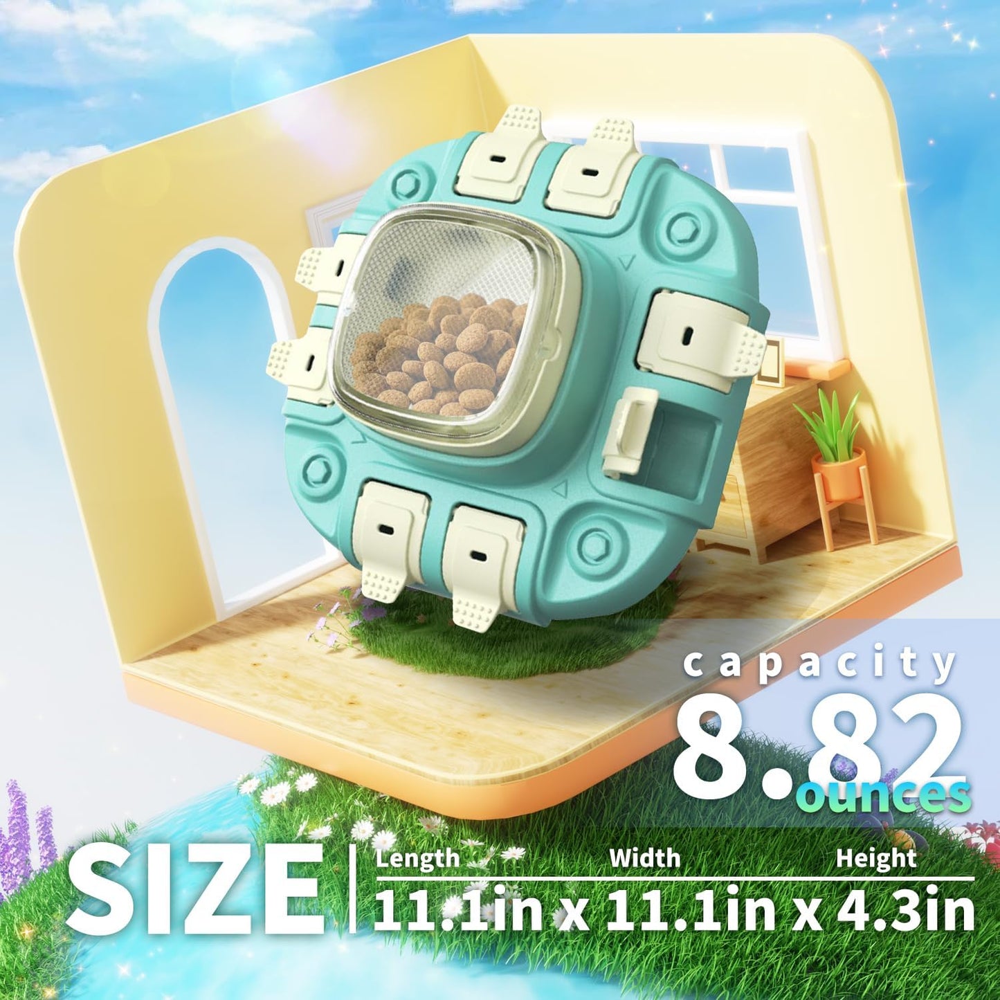 Dog Puzzle Feeder Toy | 2 Level IQ Training Slow Feed Enrichment | 50% Off Limited Time
