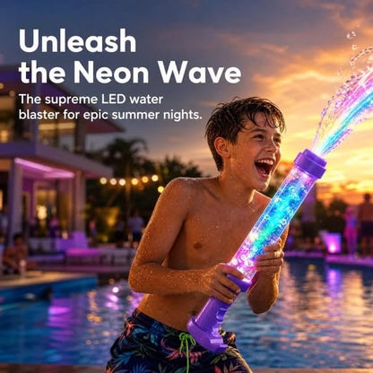 Glowing Rainbow LED Water Blaster | Fireworks Water Spray Gun with Lights, Creativity Squirt Water Blaster Guns,Firework Spray Water Soaker